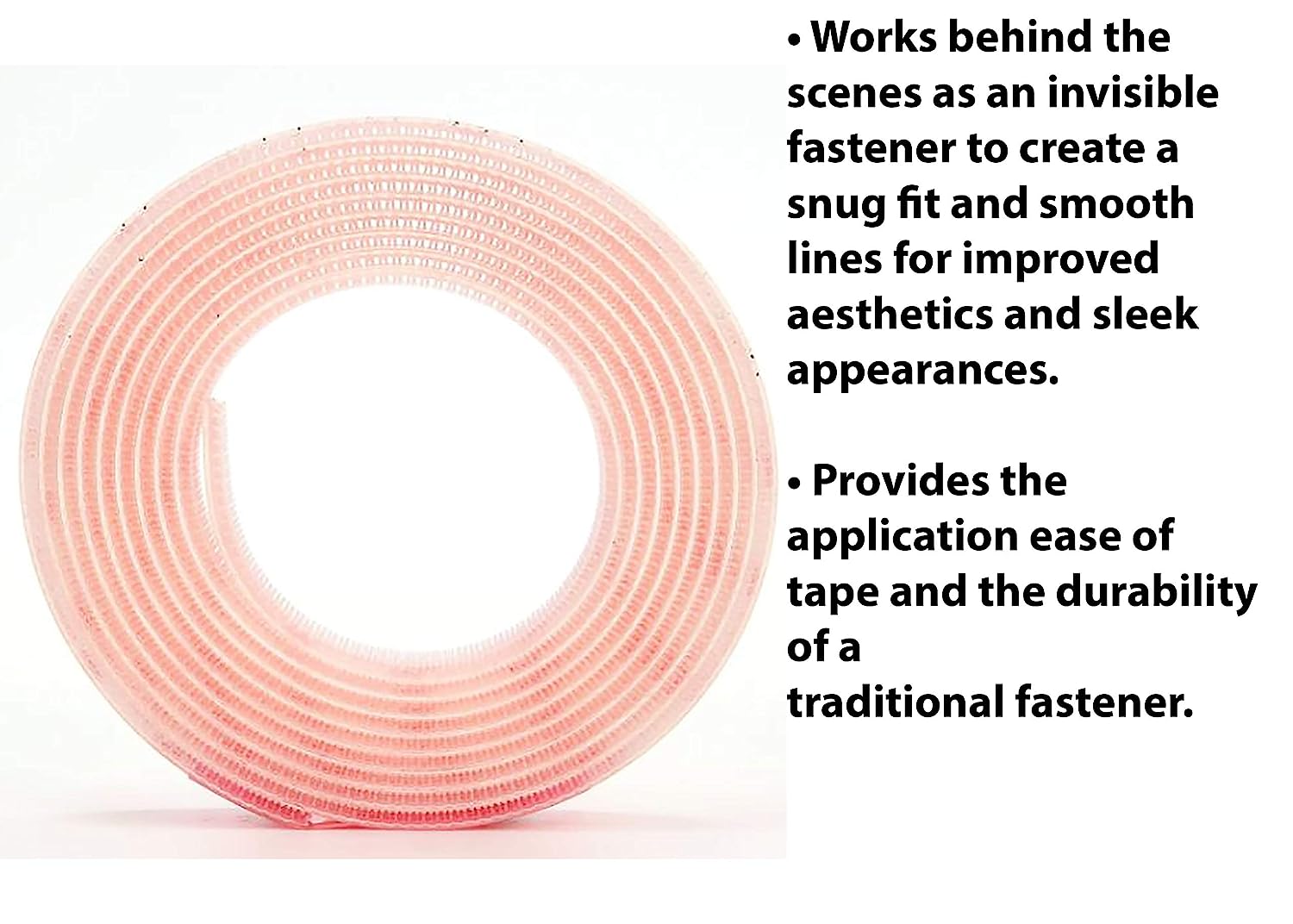 3M Dual Lock Reclosable Fasteners, Heavy Duty Industrial Use, Clear, TB3561, 1" x 10 ft Mated Strip, Indoor/Outdoor Use, Great for Metal, Glass, Acrylic, PC, ABS - Image 3